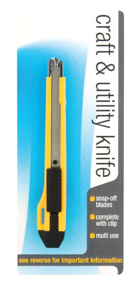 SH05110 CRAFT KNIFE CARDED