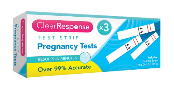 CLEAR RESPONSE PREGNANCY TESTING KIT 3PK