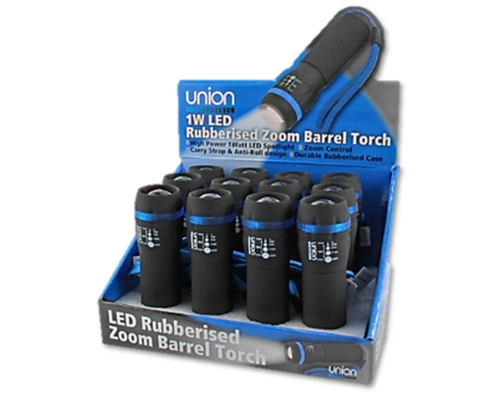 SJ11601 TORCH UNION MINI 1W LED ZOOM BARREL