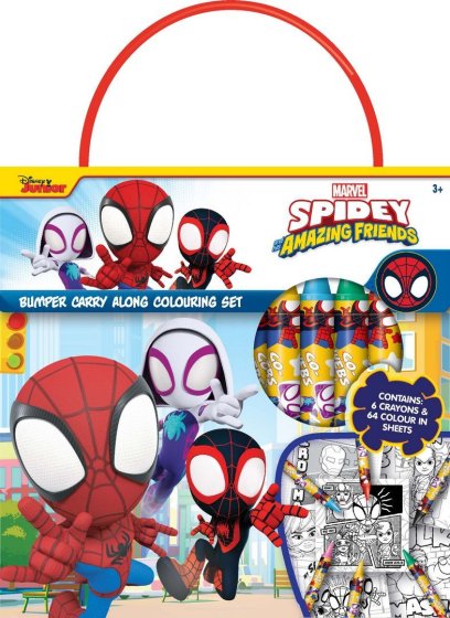 SJ08101 SJ08101 SPIDEY N FRIENDS BUMPER CARRY ALONG COLOURIN