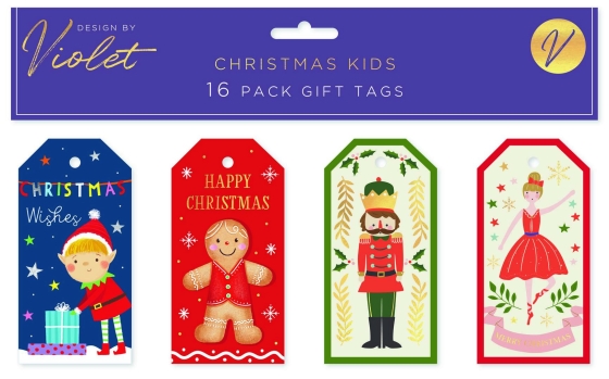 TAGS CHRISTMAS KIDS 16 PK
