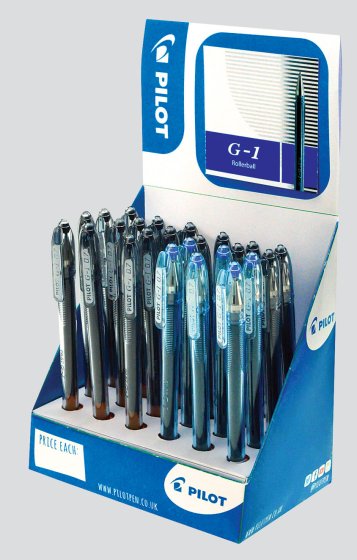 CH0912 SH07005 GEL G1 BALLPEN DISPLAY