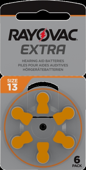 SJ11525 SJ11525 BATTERIES PR48 RAYOVAC ZA13 HEARING AID 6PK