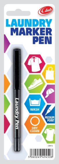 SH07708 PENS LAUNDRY MARKER BLISTER
