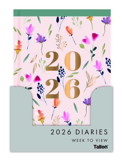2027 DIARY A5 BEE FLORAL WTV
