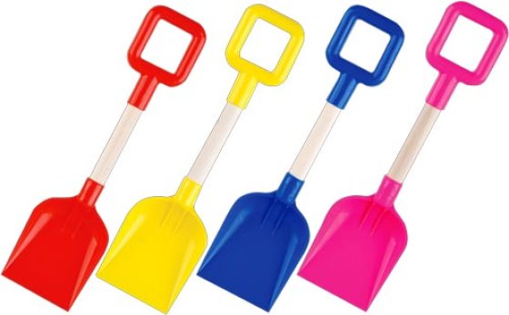 WOODEN SHAFT SPADE 14 INCH