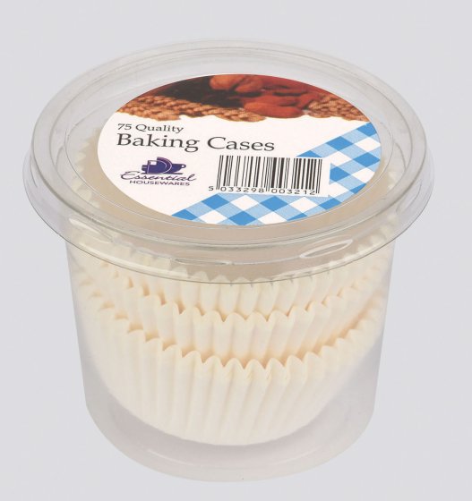 SH11712 CAKE CASES WHITE 75S