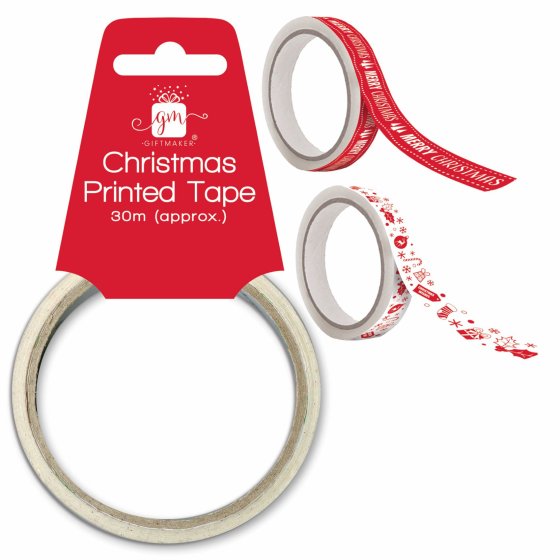 XH3305 TAPE 30M PRINTED 2 DESIGNS