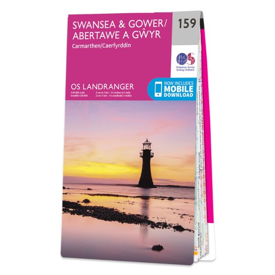 MAP L159 SWANSEA-GOWER