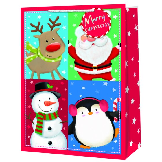 GIFT BAG CUTE CHARACTERS SUPER JUMBO