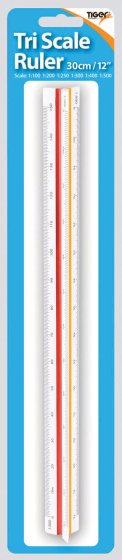 SH06409 RULER TRI SCALE 30CM