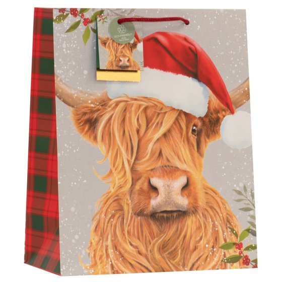 GIFT BAG CEDAR N SAGE L