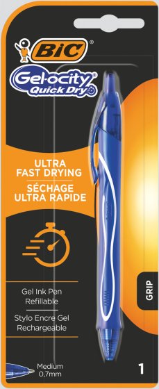 SE06115 PEN BIC GELOCITY QUICK DRY BLU