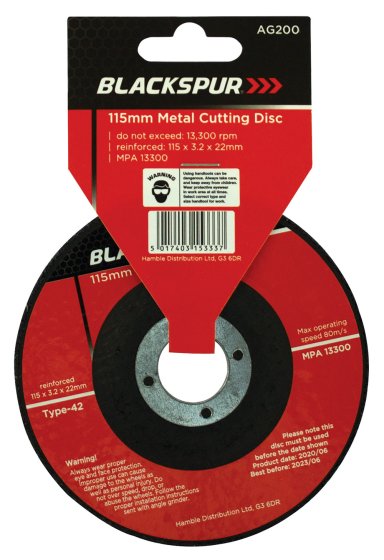 CUTTING DISC 115 X 3.2MM METAL