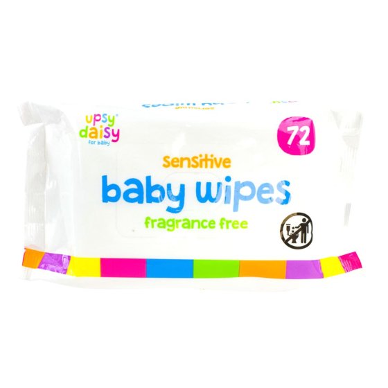 WIPES SENSITIVE BABY WIPES 72PK