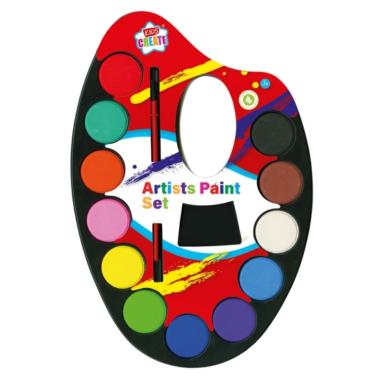 CJ1207 SJ08803 PAINT SET ARTIST KIDS CREATE