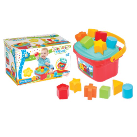 ** WIGIG **  SHAPE SORTER BASKET 12PCS