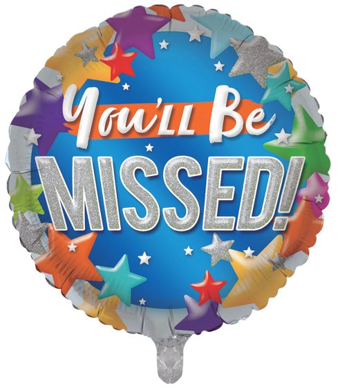 SH12738 BALLOON 18IN FOIL YOULL BE MIS
