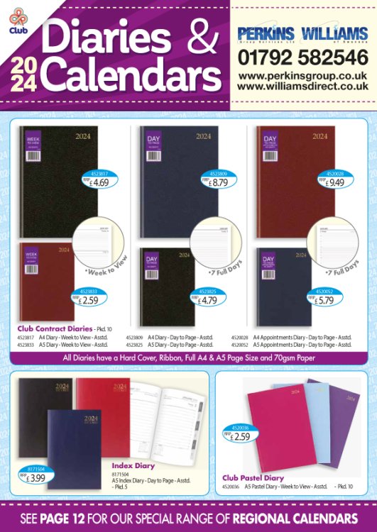 Diaries and Calendars 2025