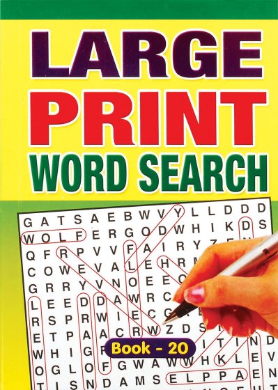 SH10413 A5 LARGE PRINT WORDSEARCH BOOK