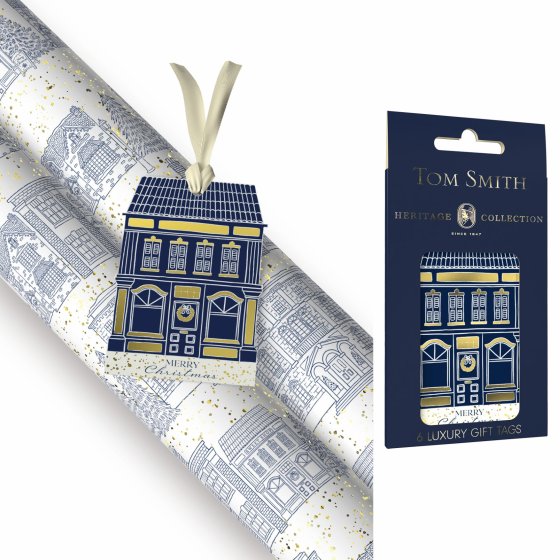 XH0203 TAGS CHRISTMAS TOWN FSC