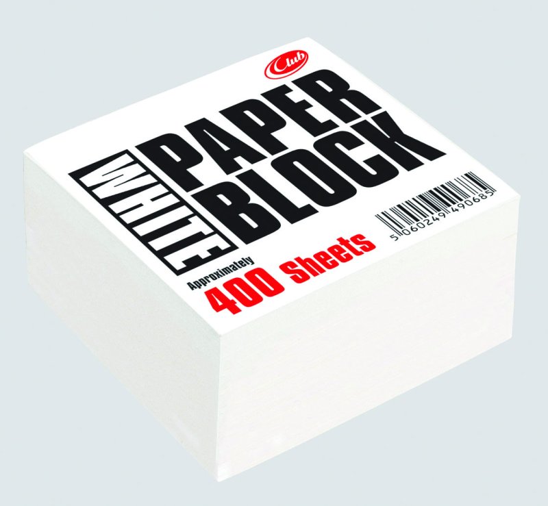 MEMO BLOCK WHITE 400 SHEET Williams Direct