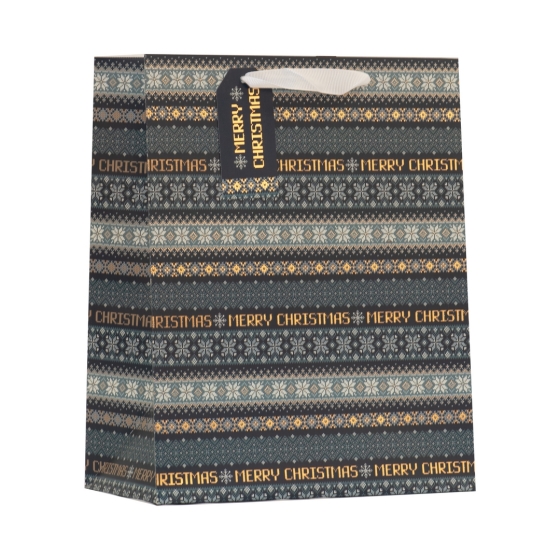 GIFT BAG FAIRISLE M