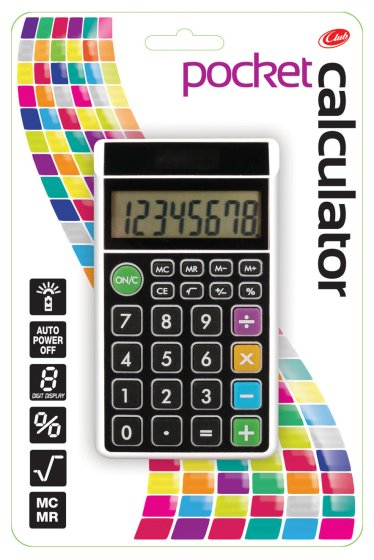 SH06207 POCKET SOLAR CALCULATOR