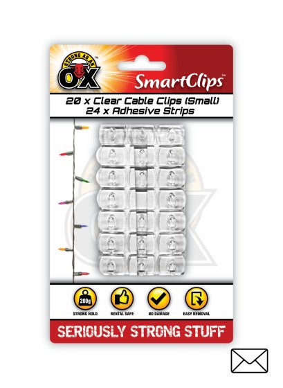 XH4306 ADHESIVE STRIP S CABLE CLIPS 2