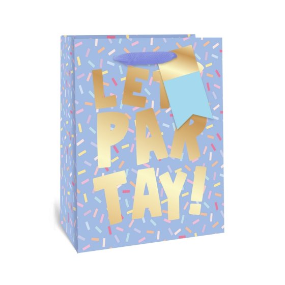 SJ15140 GIFT BAG LETS PARTAY LARGE