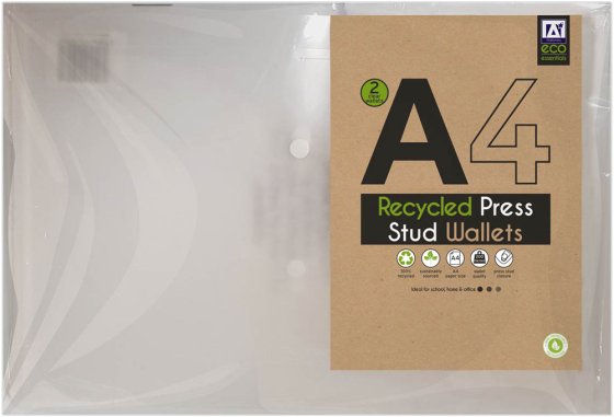 WALLET A4 STUD 2PK RECYELED