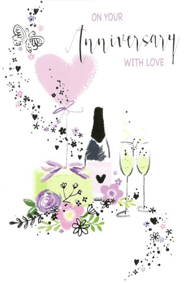 SH14830 CARD YOUR ANNIVERSARY TRAD