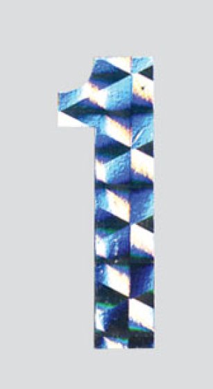 SH12229 HOLOGRAPHIC NUMERALS NO1