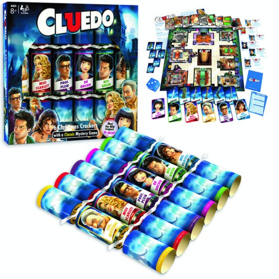 XH6401 CRACKERS 6X12IN HASBRO CLUEDO