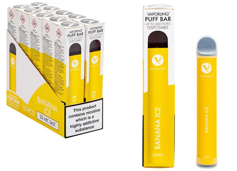VAPORLINQ PUFF BAR BANANA ICE Williams Direct