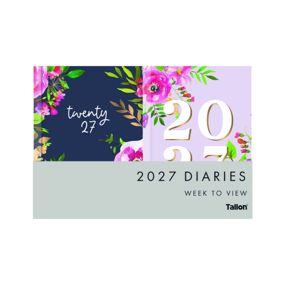 DJ0506 2027 DIARY POCKET VINTAGE FLORAL