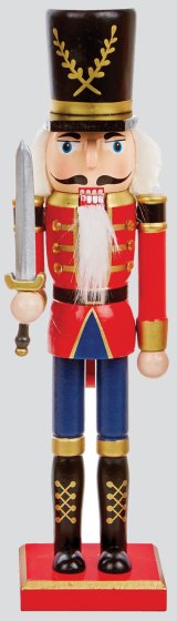 XH4807 NUTCRACKER FIGURE 30CM WOODEN