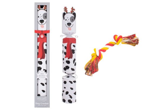 XH6304 PET DOG SILVER 14IN CRACKER