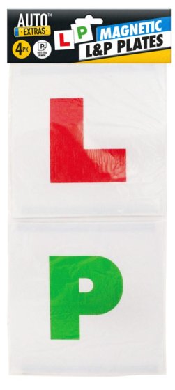 LEARNER PLATES  MAGNETIC 2PK