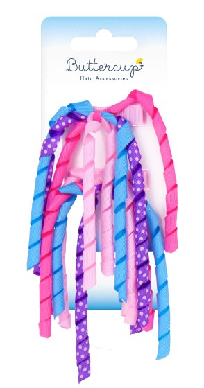 STREAMER HAIR CLIPS 2PK