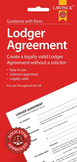 SJ02605 SJ02605 LAWPACK LODGER AGREEMEN