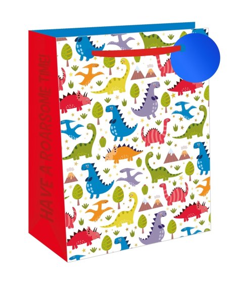 SJ15324 SJ15324 GIFT BAG DINO FUN MEDIUM