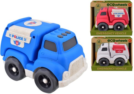RESCUE VEHICLE 16CM BIO PLASTIC