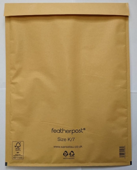 CJ0410 SJ00425 PADDED ENVS GOLD 50 SIZE K7