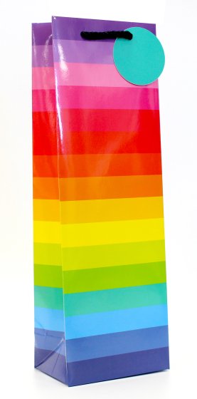BOTTLE BAG RAINBOW STRIPE CS