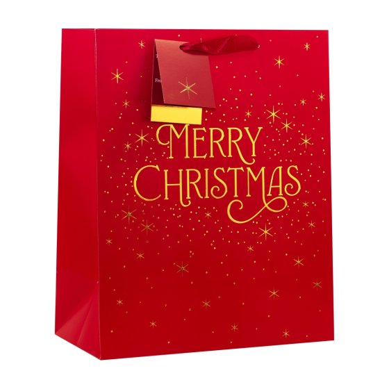 GIFT BAG MERRY CHRISTMAS MEDIM
