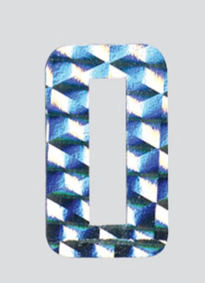 SH12228 HOLOGRAPHIC NUMERAL NO0