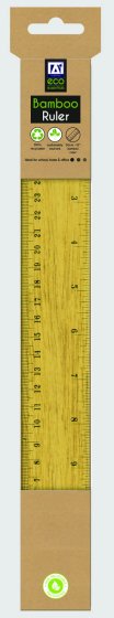 RULER BAMBOO 30CM