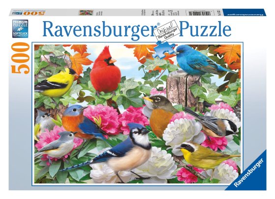 NEW FOR 2024 SG09303 JIGSAW 500 PCE GARDEN BIRDS