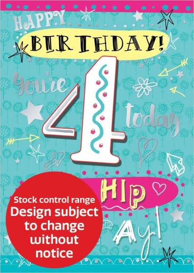 OTB17214B C50 STOCK CONTROL AGE 4 GIRL